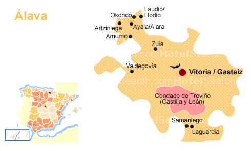 Map of Álava