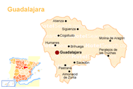 Landkarte von Guadalajara